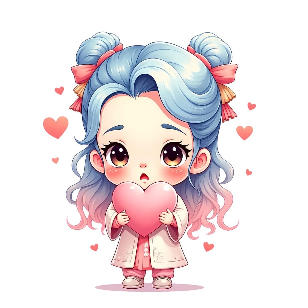 【무료 배포】SD 캐릭터 커미션 템플릿 미리보기 1